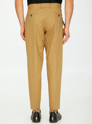 Beige Cotton Trousers