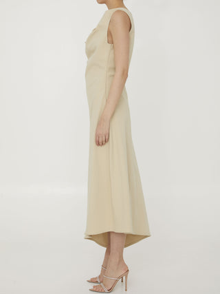 Beige Cotton Dress