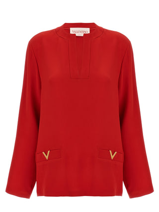 Valentino V Gold Blouse