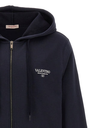 Valentino Logo Print Hoodie