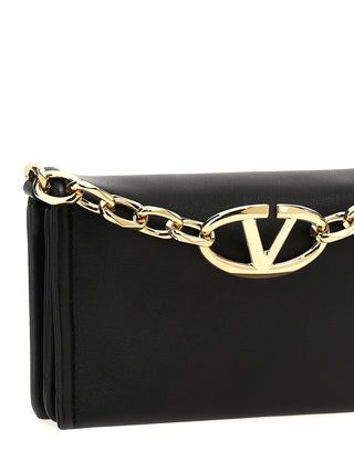 Valentino Garavani Vlogo Chain Clutch Bag