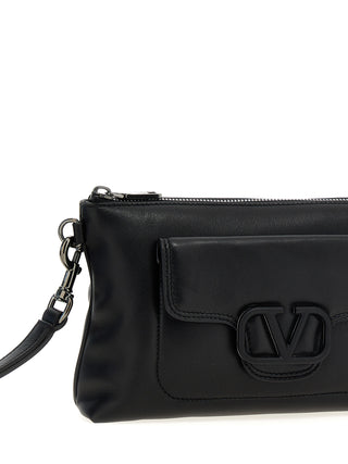 Valentino Garavani Vlogo Signature Clutch Bag