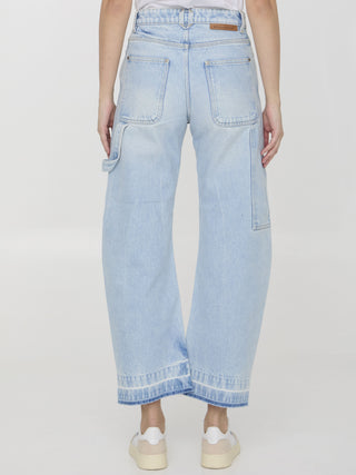 Banana Leg Utility Jeans