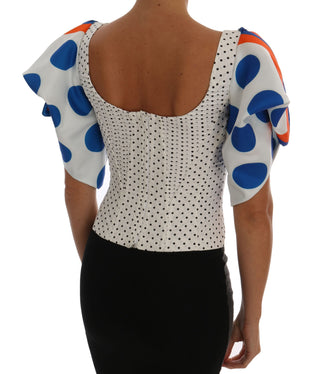 Elegant Polka Dot Bustier Top - Luxury for You