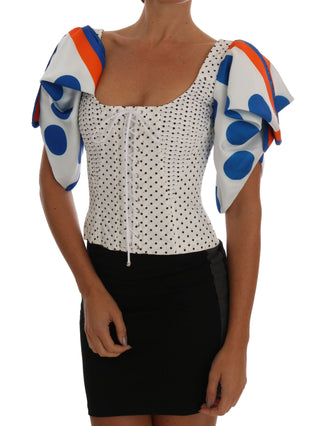 Elegant Polka Dot Bustier Top - Luxury for You