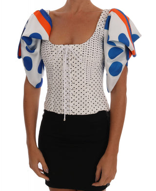 Elegant Polka Dot Bustier Top - Luxury for You