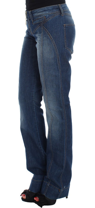 Chic Boot Cut Blue Wash Denim - Luxury for You