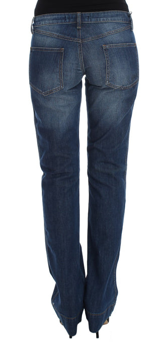 Chic Boot Cut Blue Wash Denim - Luxury for You