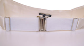 Elegant White Silk Cummerbund - Luxury for You