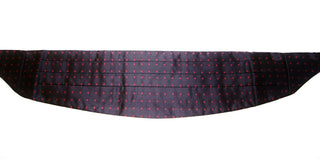 Elegant Silk Black Cummerbund With Red Polka Dots - Luxury for You