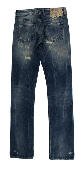 Elegant Flare Fit Blue Denim Jeans - Luxury for You