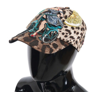 Elegant Sequined Leopard Baseball Cap - Luxury for You