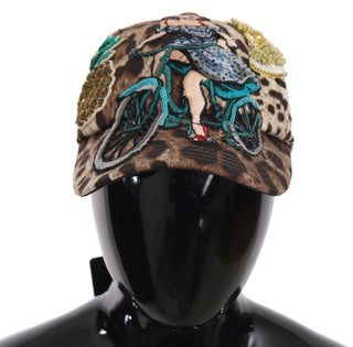 Elegant Sequined Leopard Baseball Cap - Luxury for You