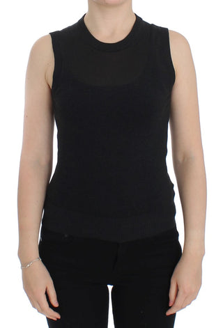 Elegant Black Sleeveless Pullover Vest - Luxury for You