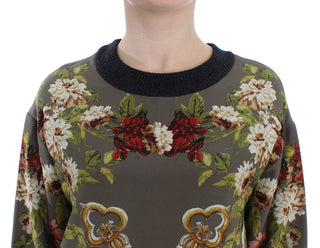 Enchanted Sicily Silk Crewneck Blouse - Luxury for You