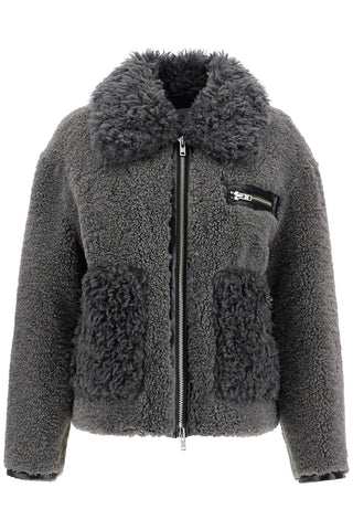 Short Eco Shearling Coat