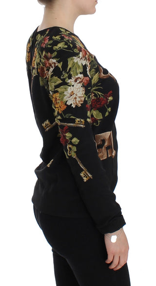 Elegant Medieval Print Silk Blouse - Luxury for You