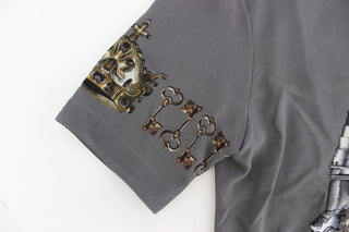 Enchanted Sicily Silk Blouse With Knight Print - Luxury for You