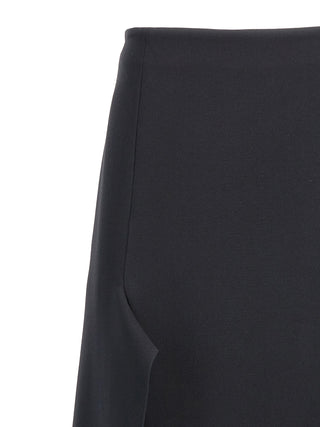 Flared Midi Skirt