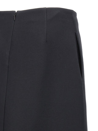 Flared Midi Skirt