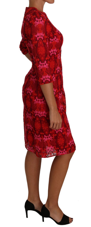 Elegant Floral Crochet Knee-length Dress - Luxury for You