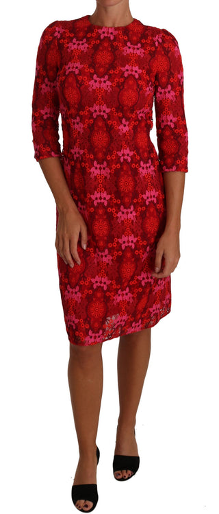 Elegant Floral Crochet Knee-length Dress - Luxury for You