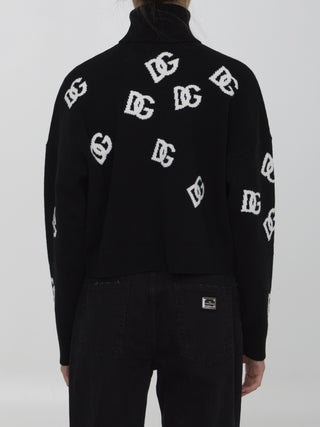 Turtleneck Sweater With Dg Logo