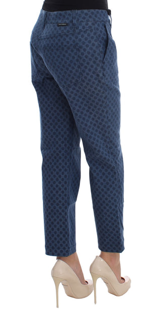 Polka Dotted Capri Stretch Jeans - Luxury for You