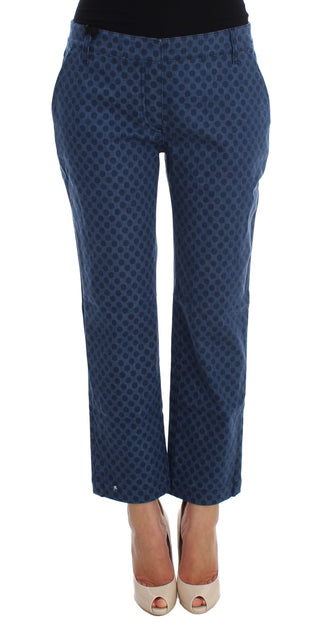 Polka Dotted Capri Stretch Jeans - Luxury for You