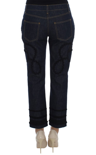 Embroidered Capri Jeans For Elegant Styling - Luxury for You