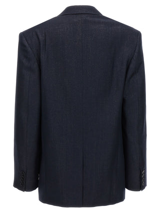 Lurex Single-breasted Blazer