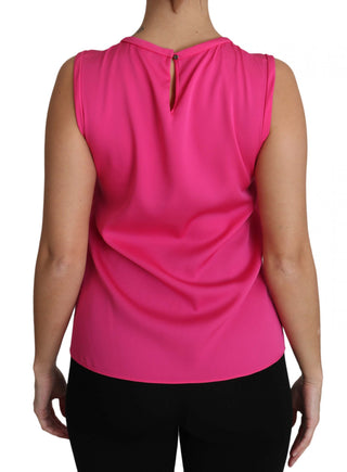 Elegant Pink Silk Family Tank Top Shirt - Luxury for You