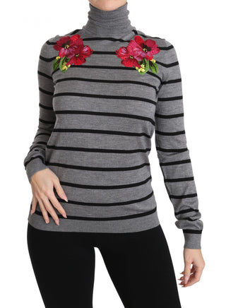 Elegant Embroidered Cashmere-silk Sweater - Luxury for You