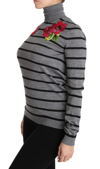 Elegant Embroidered Cashmere-silk Sweater - Luxury for You