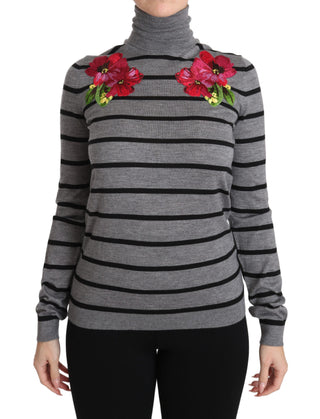 Elegant Embroidered Cashmere-silk Sweater - Luxury for You