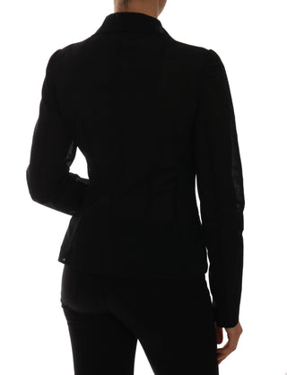 Semi-transparent Darkgreen Nylon Blazer - Luxury for You