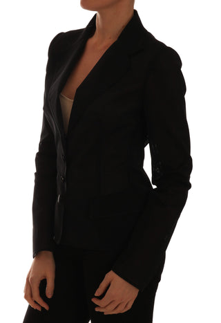 Semi-transparent Darkgreen Nylon Blazer - Luxury for You