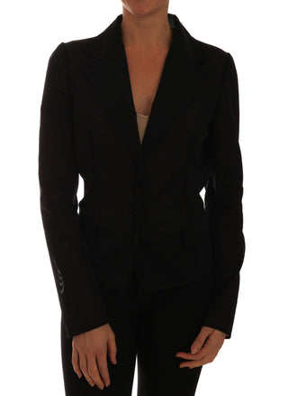 Semi-transparent Darkgreen Nylon Blazer - Luxury for You