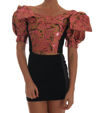 Ethereal Puff Sleeve Cropped Top - Luxury for You