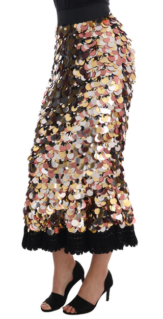 Sequin Embellished High-waist Pencil Skirt - Luxury for You