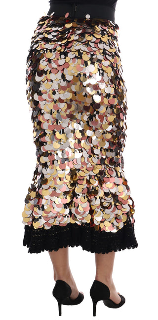 Sequin Embellished High-waist Pencil Skirt - Luxury for You