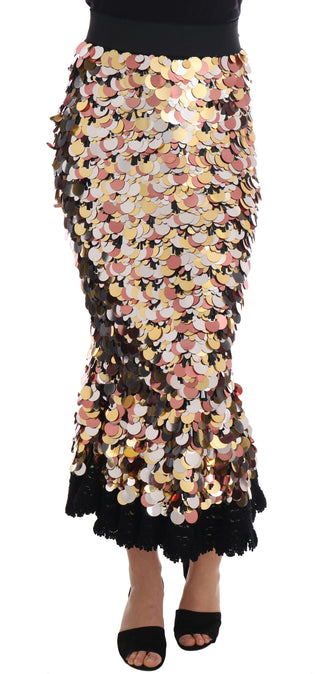 Sequin Embellished High-waist Pencil Skirt - Luxury for You