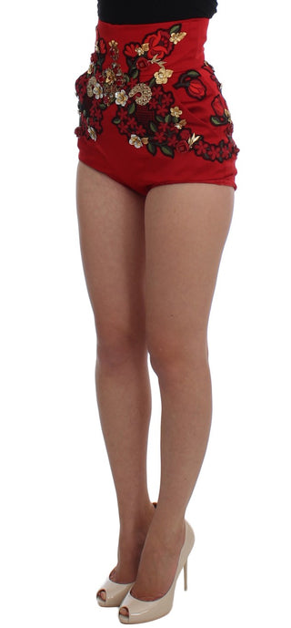 Enchanted Sicily Embroidered Silk Shorts - Luxury for You