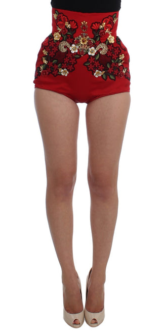 Enchanted Sicily Embroidered Silk Shorts - Luxury for You