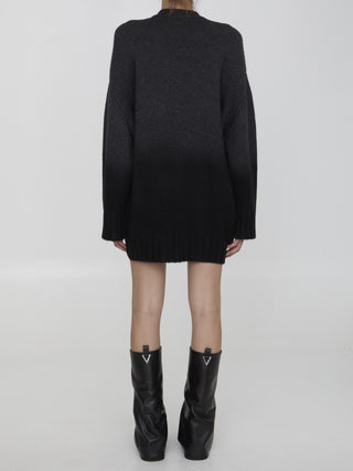 Mini Dress In Wool And Cashmere