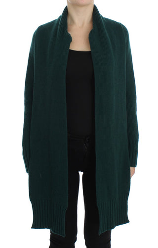 Elegant Green Cashmere Cardigan Sweater - Luxury for You