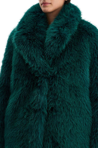 Short Hunter Coat In Faux Fur