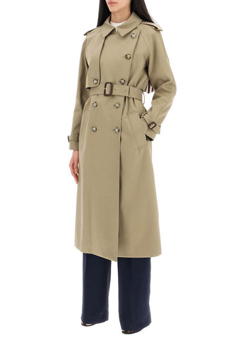 Sustainable Cotton Double-breasted Trench