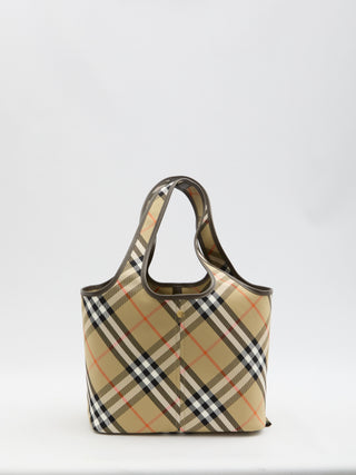 Small Check Tote Bag