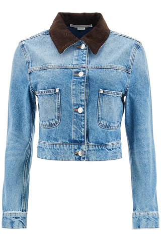 Cropped Denim Jacket For Women